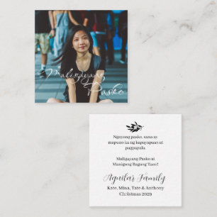 Carte De Correspondance Noël philippin Maligayang Pasko