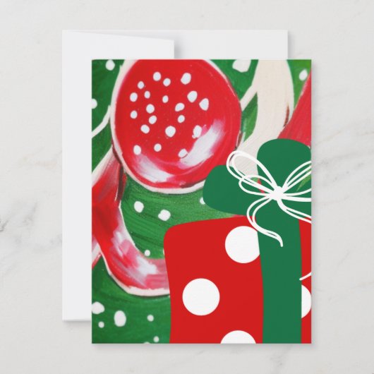 Carte De Correspondance Noël présent (Devant)
