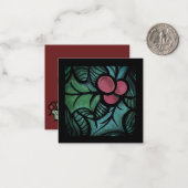 Carte De Correspondance Noël saint (Devant/Arrière en situation)