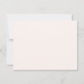 Carte De Correspondance Noir Painted Scallop Nom personnalisé (Dos)