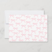 Carte De Correspondance Nom de l'arc rose fuchsia (Dos)