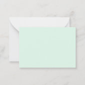 Carte De Correspondance Nom de script manuscrit Texte Monnaie moderne Vert (Dos)