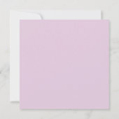 Carte De Correspondance Nom de script & monogramme | Magenta & Violet clai (Dos)