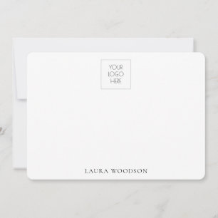 Carte De Correspondance Nom du logo minimaliste simple