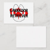 Carte De Correspondance nom LR flg patte (Devant / Derrière)