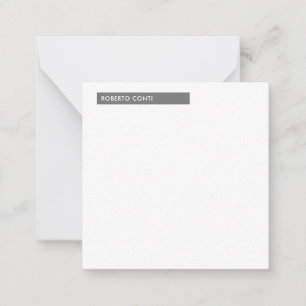 Carte De Correspondance Nom minimaliste simple moderne