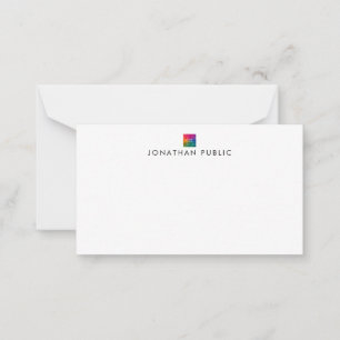 Carte De Correspondance Nom Nom Nom Entreprise Logo Ici