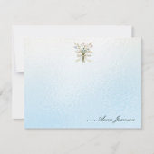 Carte De Correspondance Nom personnalisé Fleurs de champ Bouquet Image pla (Devant)