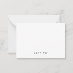 Carte De Correspondance Nom propre élégant moderne simple professionnel