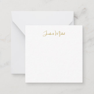 Carte De Correspondance Noms de calligraphie professionnelle élégante coul