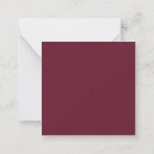 Carte De Correspondance Note : Blackberry Fox (Dos)