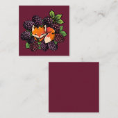 Carte De Correspondance Note : Blackberry Fox (Devant / Derrière)