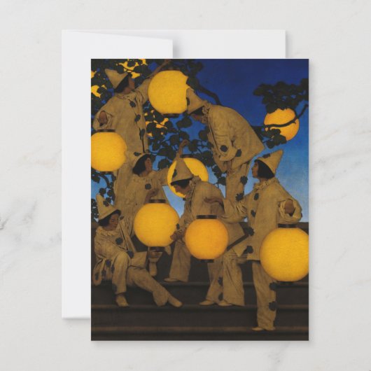 Carte De Correspondance Note Card de Maxfield Parrish (Dos)