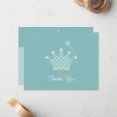 Carte De Correspondance Note de remerciement au prince (Devant/Arrière en situation)