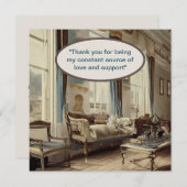 Carte De Correspondance Note manuscrite : "Charme personnel" (Devant / Derrière)