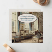 Carte De Correspondance Note manuscrite : "Charme personnel" (Devant/Arrière en situation)