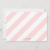 Carte De Correspondance Note sur le ruban rose (Dos)