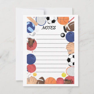 CARTE DE CORRESPONDANCE NOTES