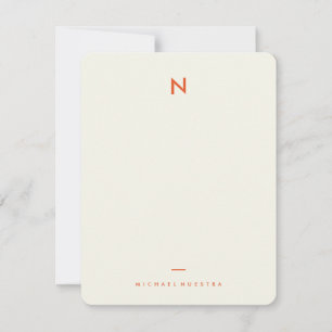 Carte De Correspondance Notes vintages Papeterie personnelle