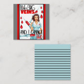 Carte De Correspondance Nourriture Nostalgale mignonne J'aime les grosses  (Devant / Derrière)