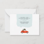 Carte De Correspondance Nous avons déménagé Nouvelles Aventures de Nouvel  (Dos)