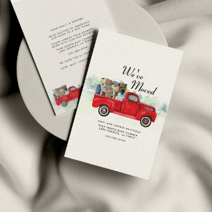 Carte De Correspondance Nous avons déplacé le changement d'adresse Faire-p