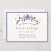 Carte De Correspondance Nous Avons Déplacé Une Nouvelle Adresse (Devant)