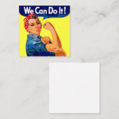 Carte De Correspondance Nous Pouvons Le Faire (Devant / Derrière)