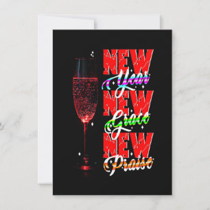 Carte De Correspondance Nouvelle Année Nouvelle Grâce Nouvelle Louange