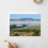 Carte De Correspondance Nuages au-dessus de la rivière Flathead (Devant/Arrière en situation)