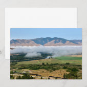 Carte De Correspondance Nuages au-dessus de la rivière Flathead (Devant / Derrière)