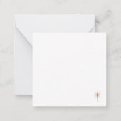 Carte de correspondance "Nuit silencieuse, Sainte (Dos)