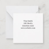 Carte De Correspondance Nus À propos de vos références (Dos)