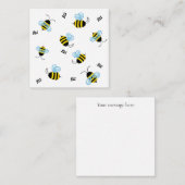 Carte De Correspondance Occupé Buzzing Bumble Bees Personnalisé (Devant / Derrière)