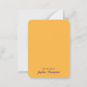 Carte De Correspondance Œuf de Pâques & Fleurs de Crocus Jaune Violet (Dos)