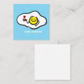 Carte De Correspondance OEufs frits le matin (Devant / Derrière)