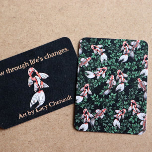 Carte De Correspondance Oeuvre de Koi Pond Fish