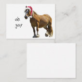 Carte De Correspondance Oh Joy Christmas Horse card (Devant / Derrière)