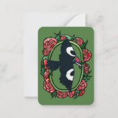 Carte De Correspondance Oiseau de pic pilé (Devant)