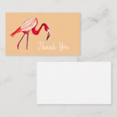 Carte De Correspondance Oiseau d'oranger flamand (Devant / Derrière)