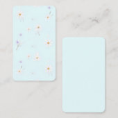 Carte De Correspondance Ombre de menthe (Devant / Derrière)