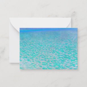 Carte De Correspondance On Lake Attersee by Gustav Klimt