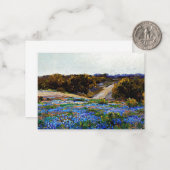 Carte De Correspondance Onderdonk - Bluebonnets fin après-midi (Devant/Arrière en situation)