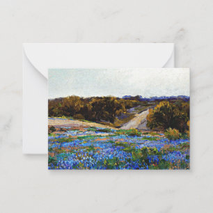 Carte De Correspondance Onderdonk - Bluebonnets fin après-midi