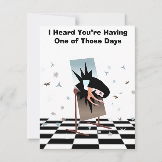 Carte De Correspondance One of Those Days Note Card (Devant)