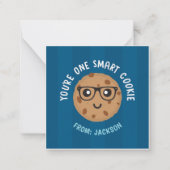 Carte De Correspondance One Smart Cookie Valentine's Day Sticker (Devant)