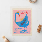 CARTE DE CORRESPONDANCE OOH LA LA (Devant/Arrière en situation)