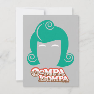Carte De Correspondance Oompa Loompa Hair Graphic