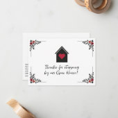 Carte De Correspondance Open House Suivi immobilier (Devant/Arrière en situation)