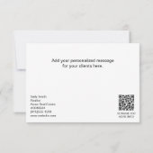 Carte De Correspondance Open House Suivi immobilier (Dos)